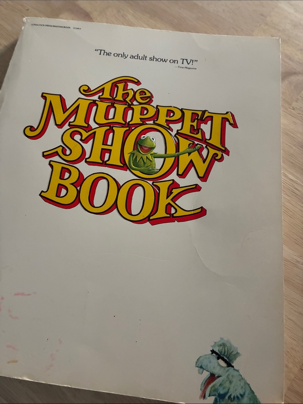 VTG 1978 The Muppet Show Book - White Cover Featuring Kermit